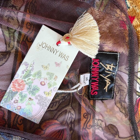 NWT Johnny Was Kyler Mesh Dress - Picture 6 of 6